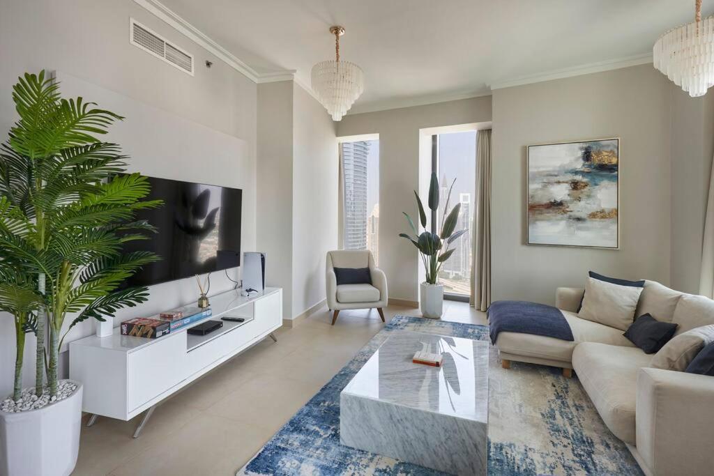 Apartament Larbi Breathtaking Burj And Fountain View Luxurious 2 Bed Dubaj Zewnętrze zdjęcie