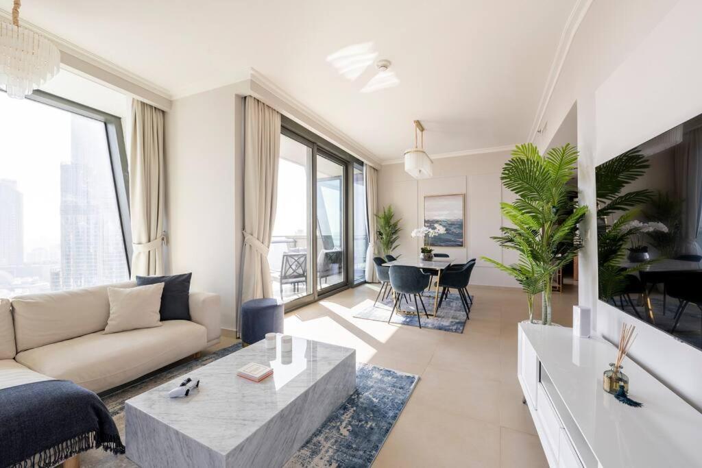 Apartament Larbi Breathtaking Burj And Fountain View Luxurious 2 Bed Dubaj Zewnętrze zdjęcie