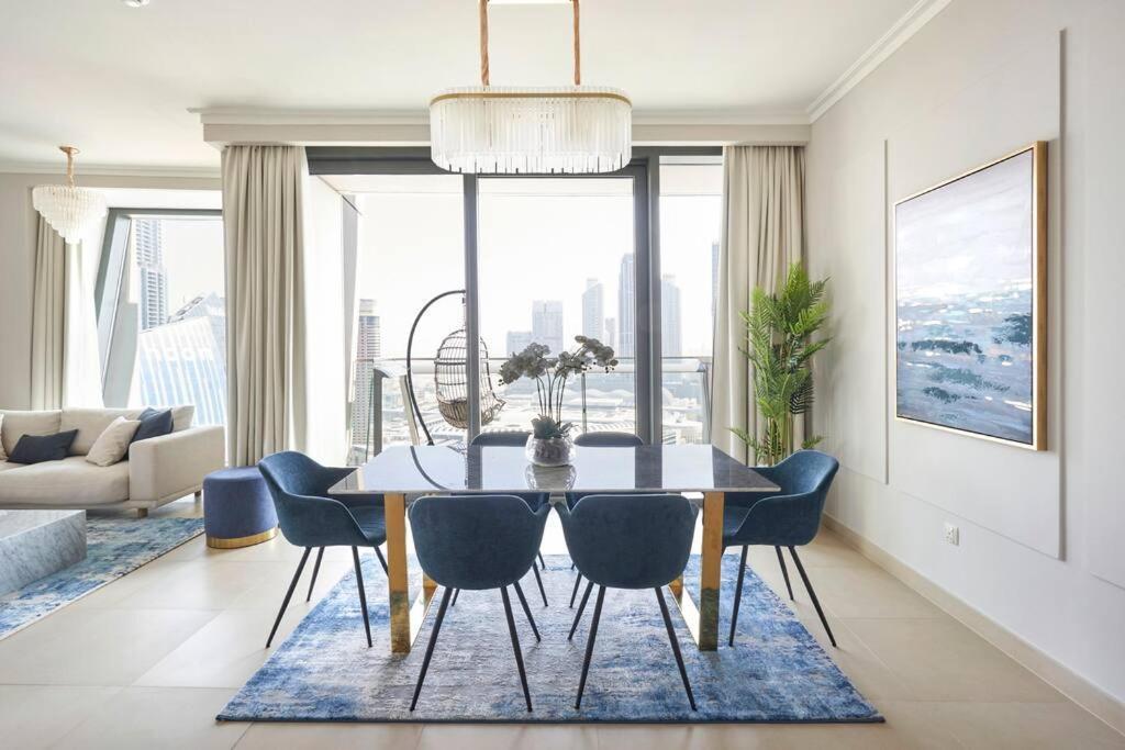 Apartament Larbi Breathtaking Burj And Fountain View Luxurious 2 Bed Dubaj Zewnętrze zdjęcie