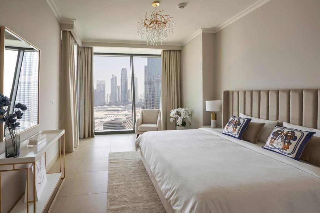Apartament Larbi Breathtaking Burj And Fountain View Luxurious 2 Bed Dubaj Zewnętrze zdjęcie