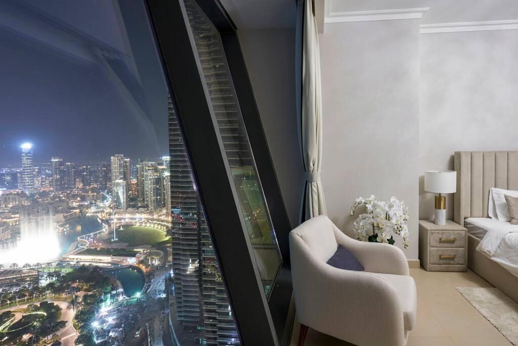 Apartament Larbi Breathtaking Burj And Fountain View Luxurious 2 Bed Dubaj Zewnętrze zdjęcie